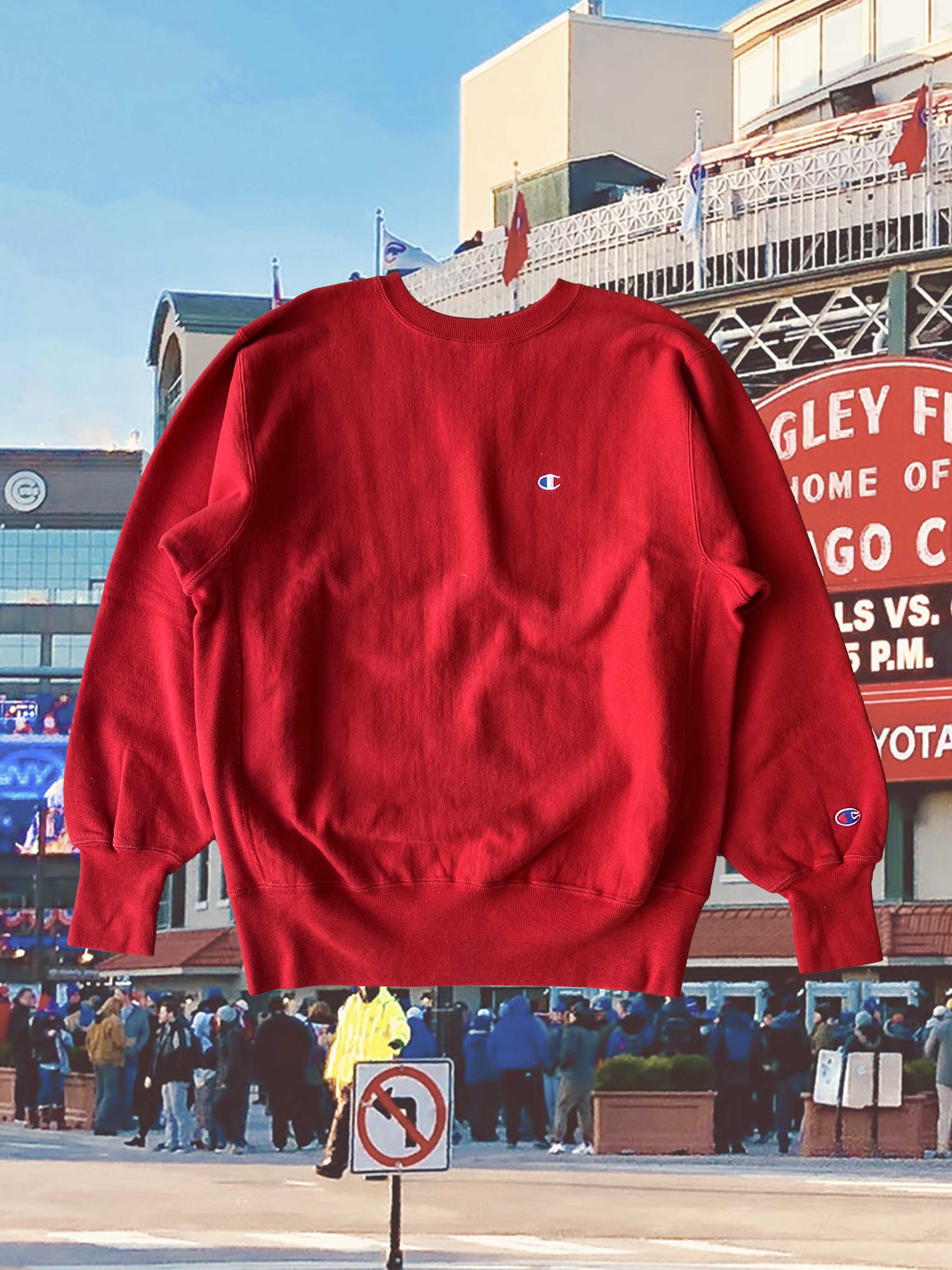 1990s CHAMPION C Logo RW Sweatshirt (Red) : 피버 체이서스