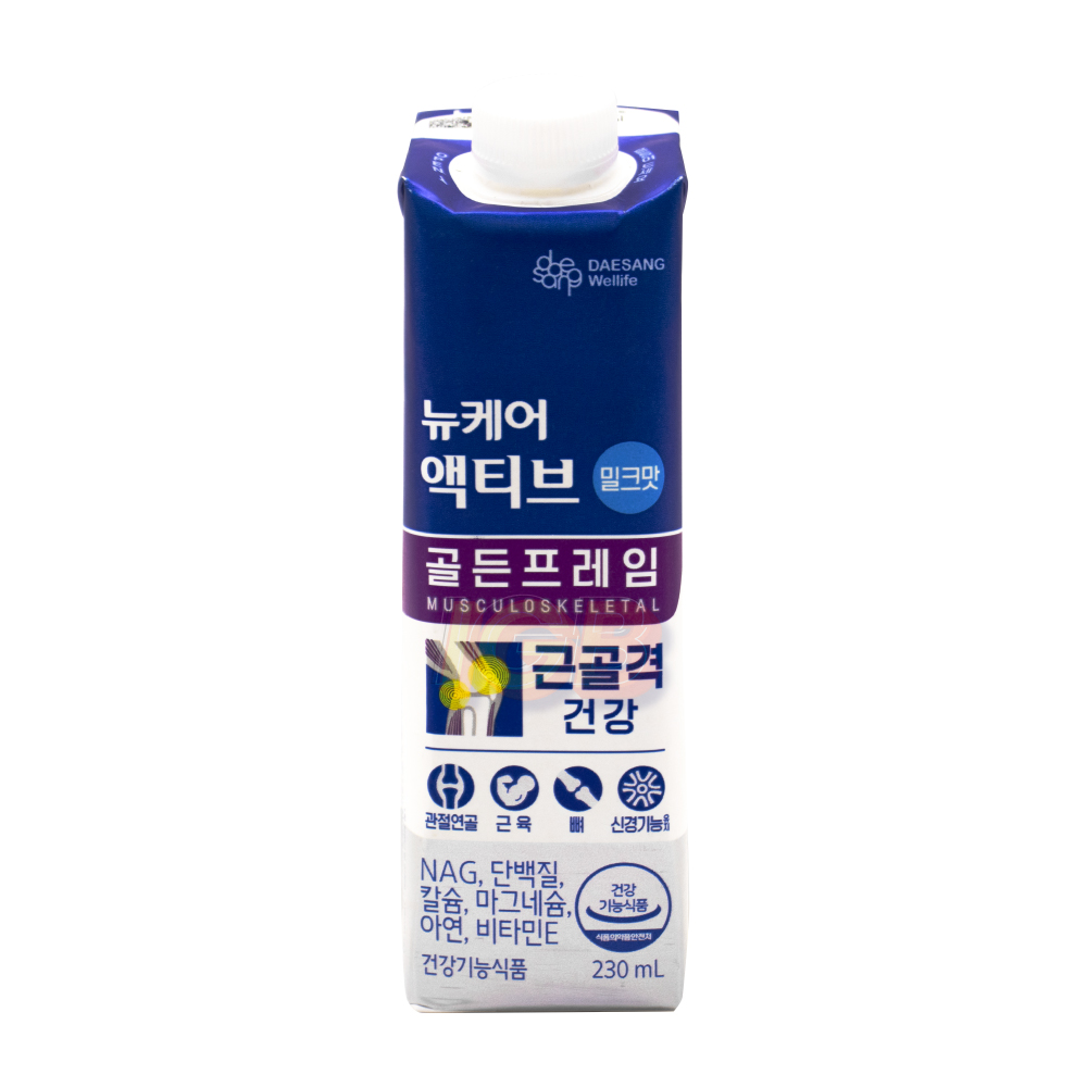 대상웰라이프 뉴케어 액티브 골든프레임 밀크맛 230ml : 주식회사 아이지비