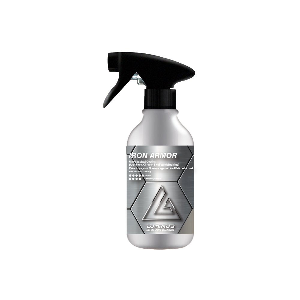 루미너스 아이언아머 자동차 휠 세정제 코팅제 클리너 금속 300ml : 루미너스 코리아