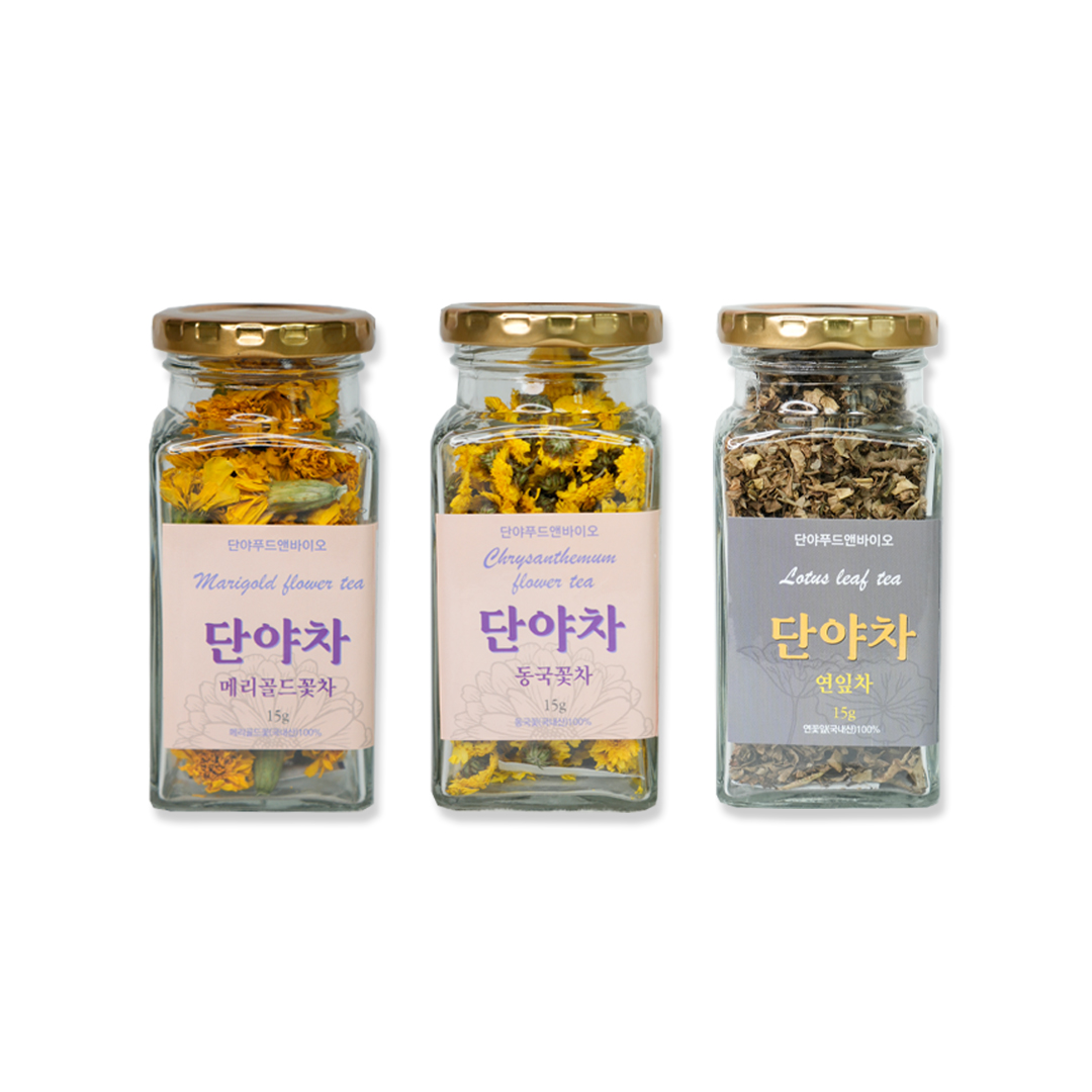 꽃차 메리골드꽃차 동국꽃차 연잎차 단야푸드앤바이오 단야차 침출차 15g 진안고원 : 진안고원몰