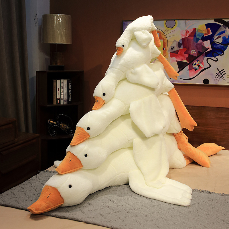 거위 오리 애착인형  바디필로우 대형 롱 쿠션 나혼산 조규성 : Roomxy