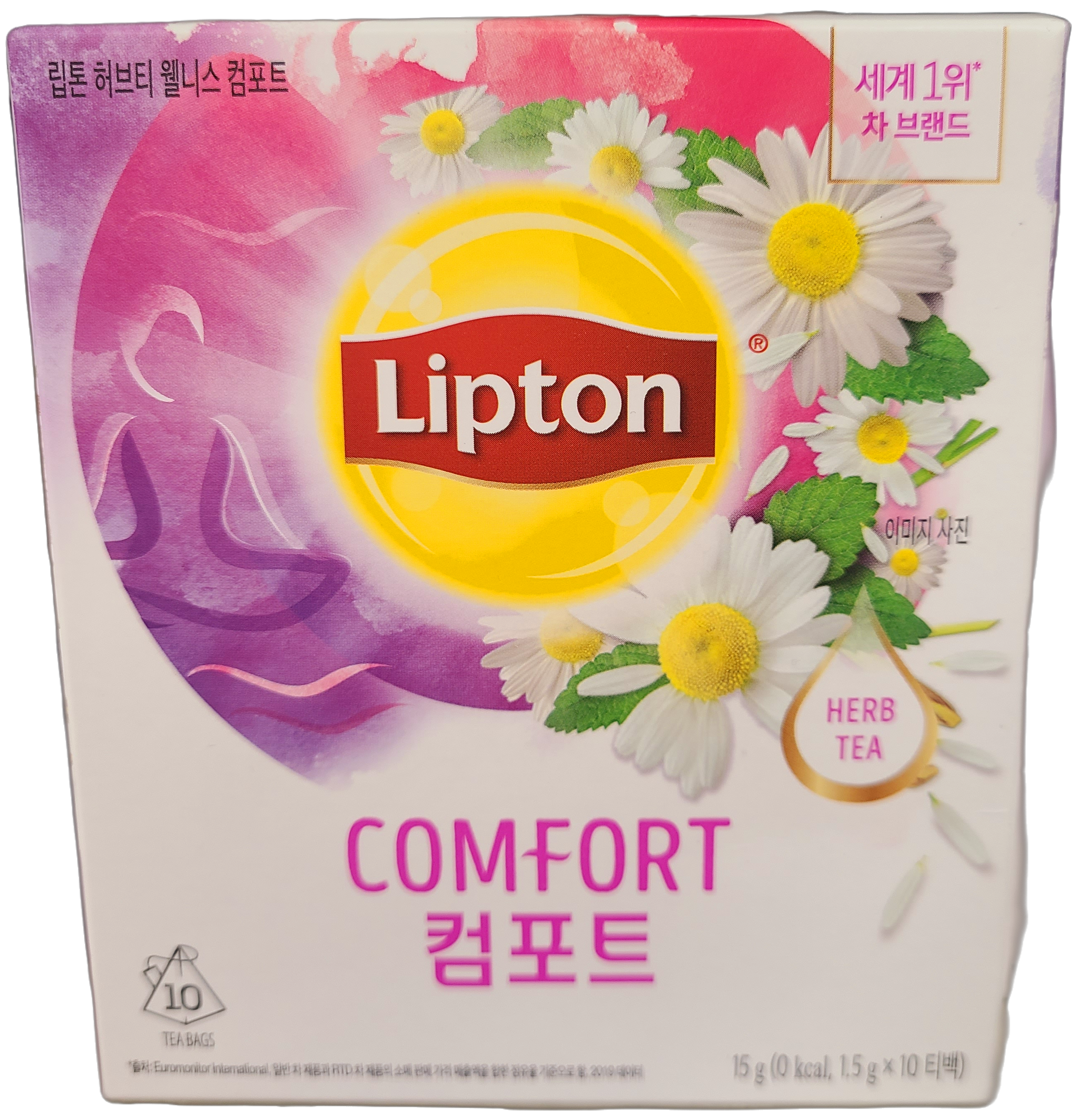 립톤 허브티웰니스컴포트 , 베드타임 향이좋은 허브차 티백 : 단디판다