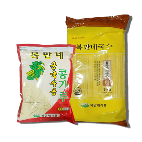 [SET] 복만네 콩국수 20인분 (면 3kg+콩가루 850g) : 여기집밥
