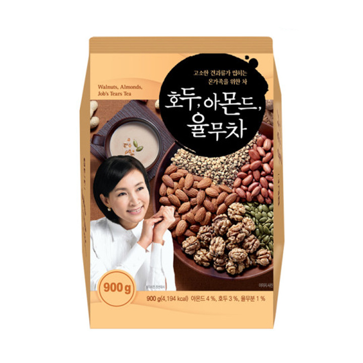 담터 호두아몬드율무차 덕용 900g : 담터다방