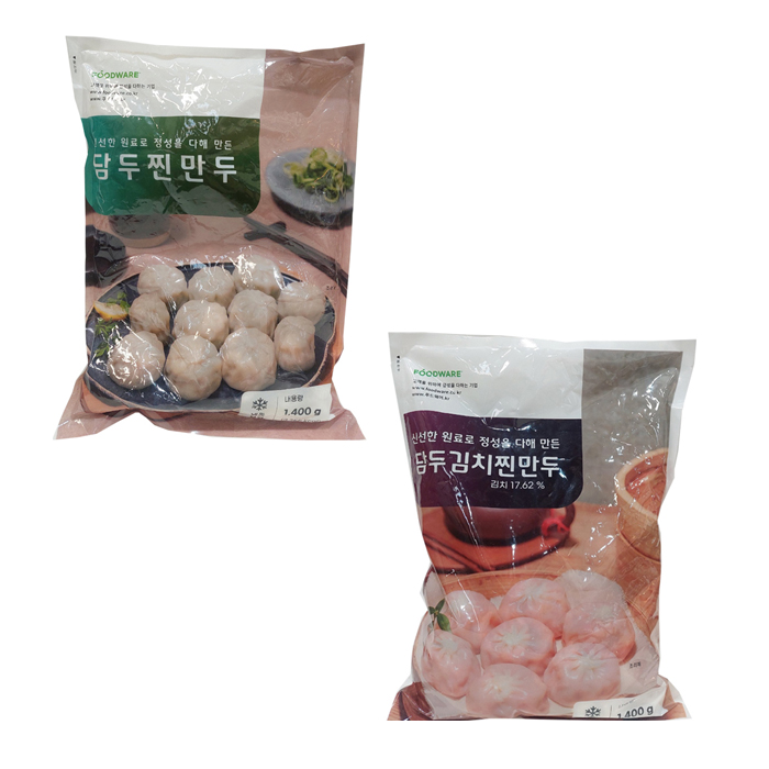 담두 고기찐만두 김치찐만두 1.4kg : 오늘은 식자재