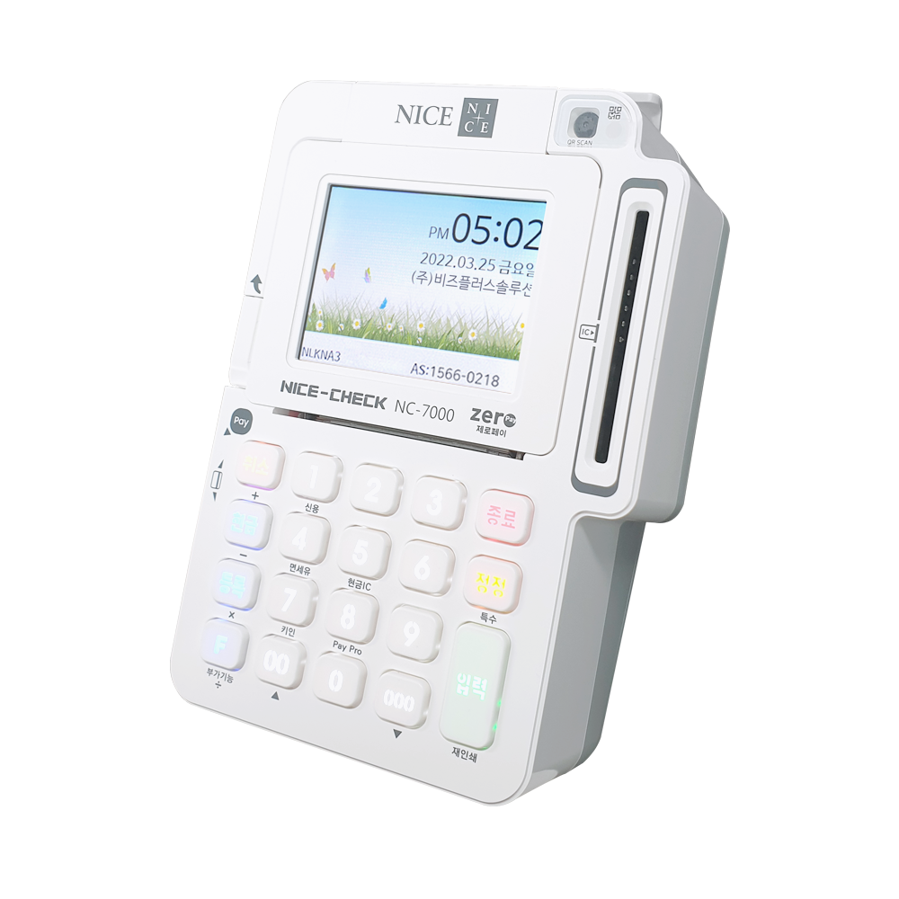 유선카드단말기 리더기 NFC 결제기 NC-7000 NC7000 토스플레이스 프론트 애플페이 구성 단말기 단품 : 원페이먼츠