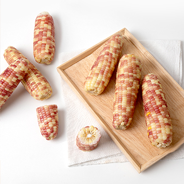 꼬소미 한번 찐 냉동 홍찰옥수수(12-14cm) 20개 : 비에스엠푸드