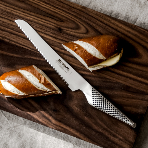 글로벌 나이프 GS-61 베이글 샌드위치 브레드 빵 칼/브런치 베이킹 김밥 컷팅 톱니날 : 상상앳홈