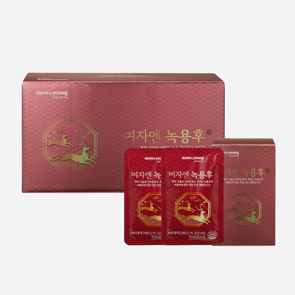 몸엔용 여자에게 좋은 것만 담은 여자엔 녹용후 50ml x 30포 : 몸엔용 공식몰