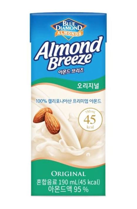 매일유업 블루다이아몬드 아몬드브리즈 오리지널 190ml x 12개 : 라온세이프티
