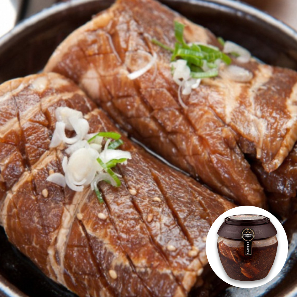 뽕잎분말 넣은 수원식 항아리 돼지갈비 1.8kg : 코애드 주식회사
