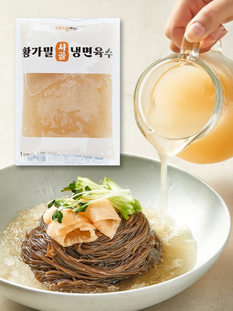 황가밀 냉면육수350g 5봉 : 미즈황푸드