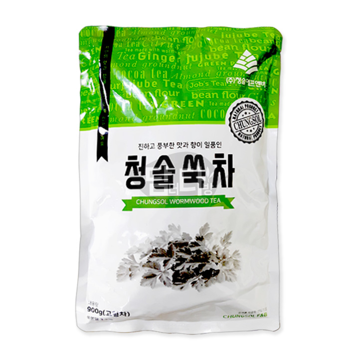 청솔 자판기용 쑥차 900g : 담터다방