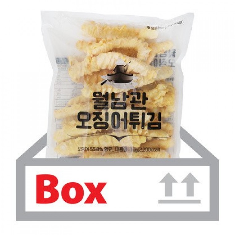 월남관오징어튀김 1kg x 8ea(박스)/소울푸드 : 즉팡