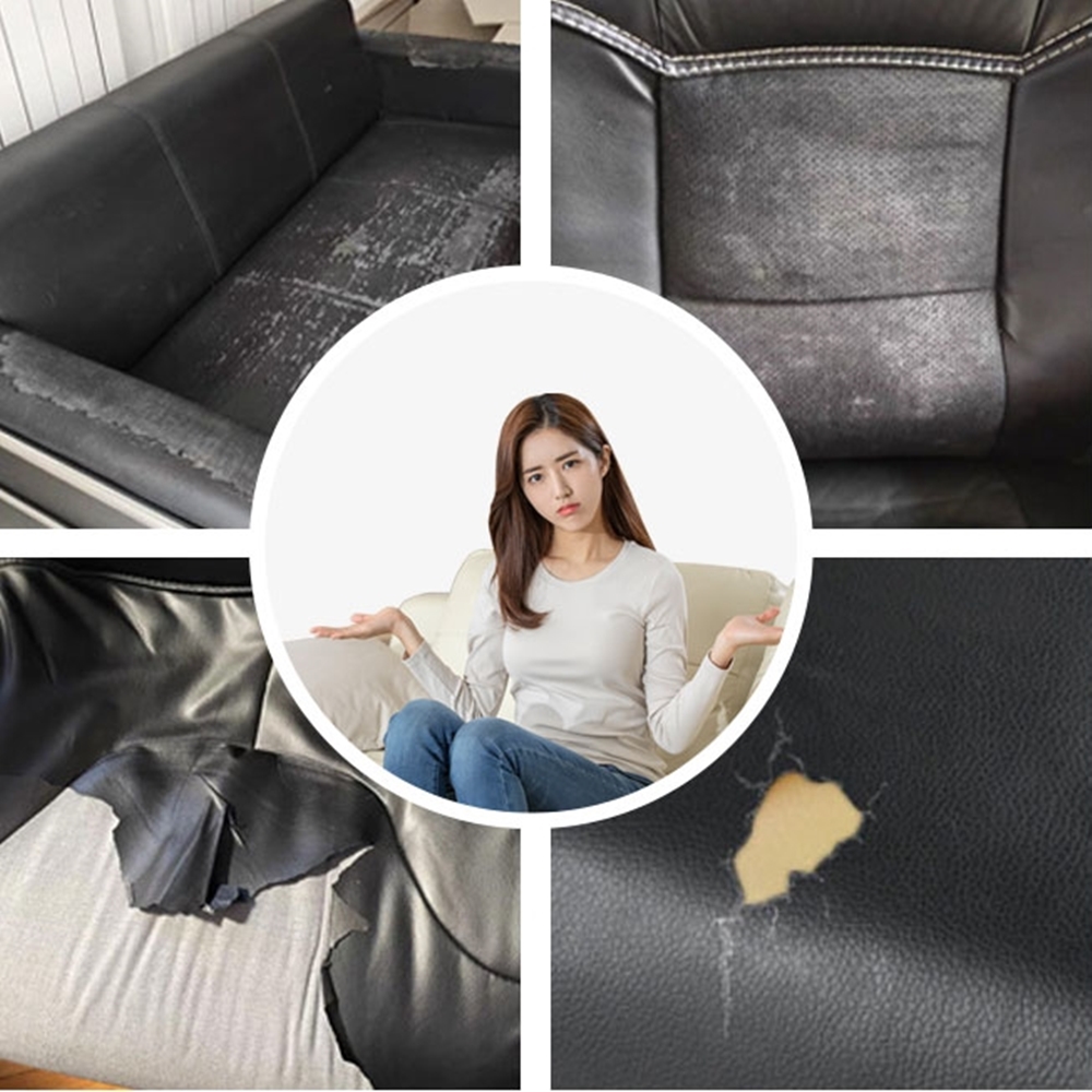 가죽의자리폼 인조가죽수선 쇼파가죽스티커 보수 수리 패치 : 순자마켙