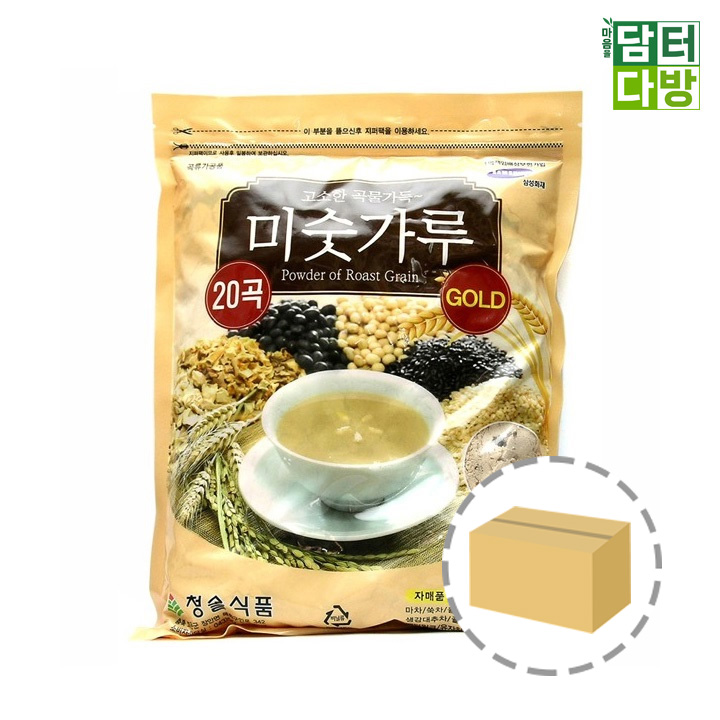 청솔 20곡 미숫가루 1kg 1BOX (10개입) : 담터다방