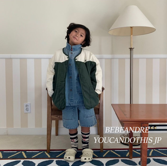 바배) 넌할수있어점퍼 M 그린 : 베베앙드레