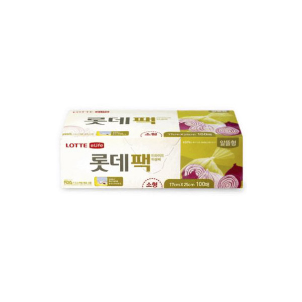 이라이프 롯데위생팩 알뜰형 17 x 25cm 100매 : 조이오피스