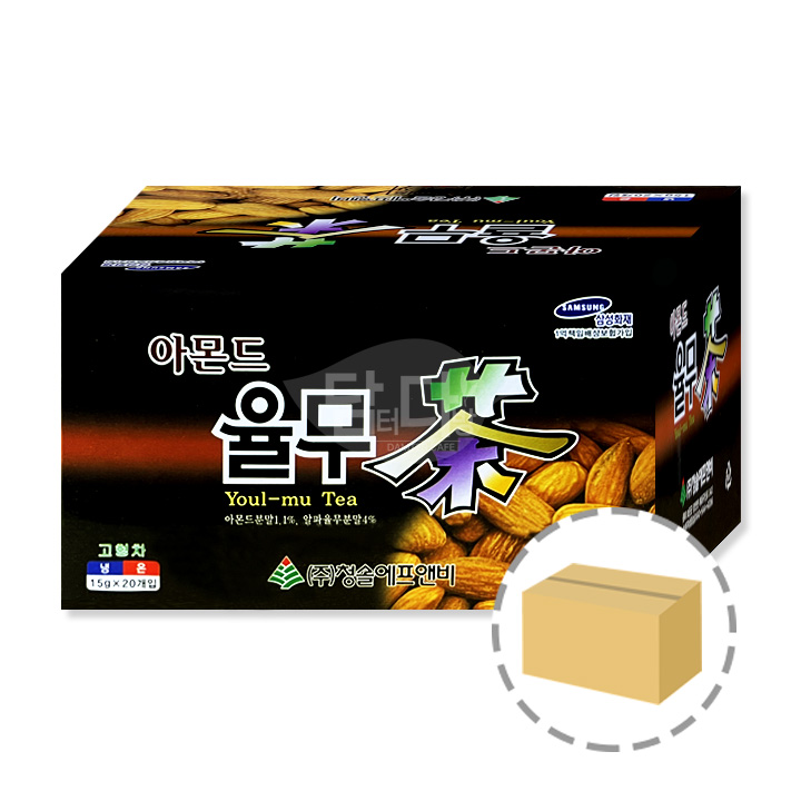 청솔 아몬드율무차 20포 1BOX (20개입) : 담터다방