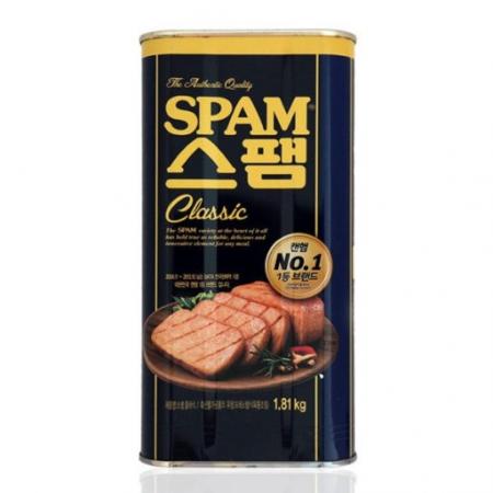 CJ 씨제이 스팸 클래식 1.81kg : 새봄 식자재