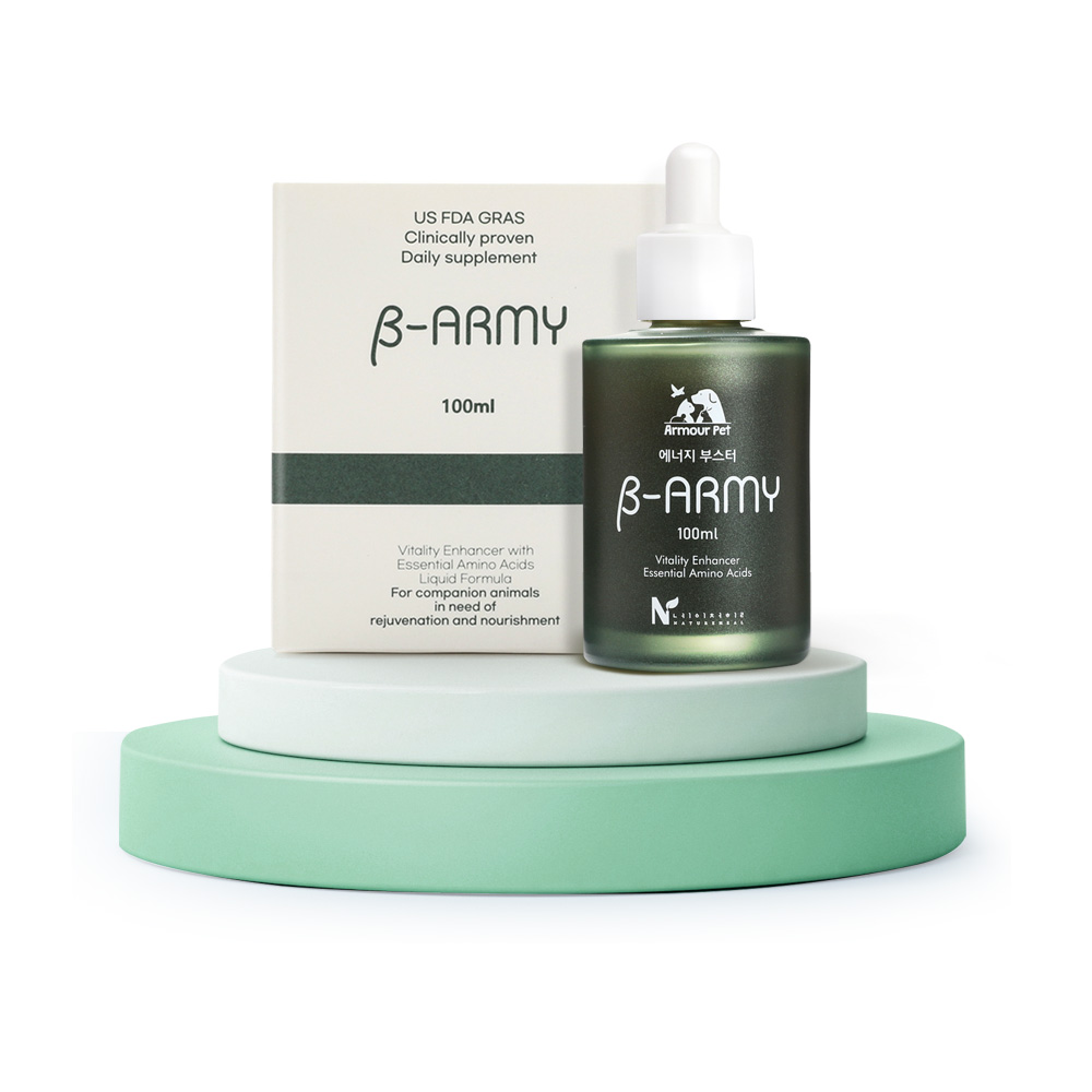 [아머펫 베타아미] 강아지 고양이 노령 반려동물 세포벽 강화 에너지 부스터 100ml : 네이처힐 아머펫