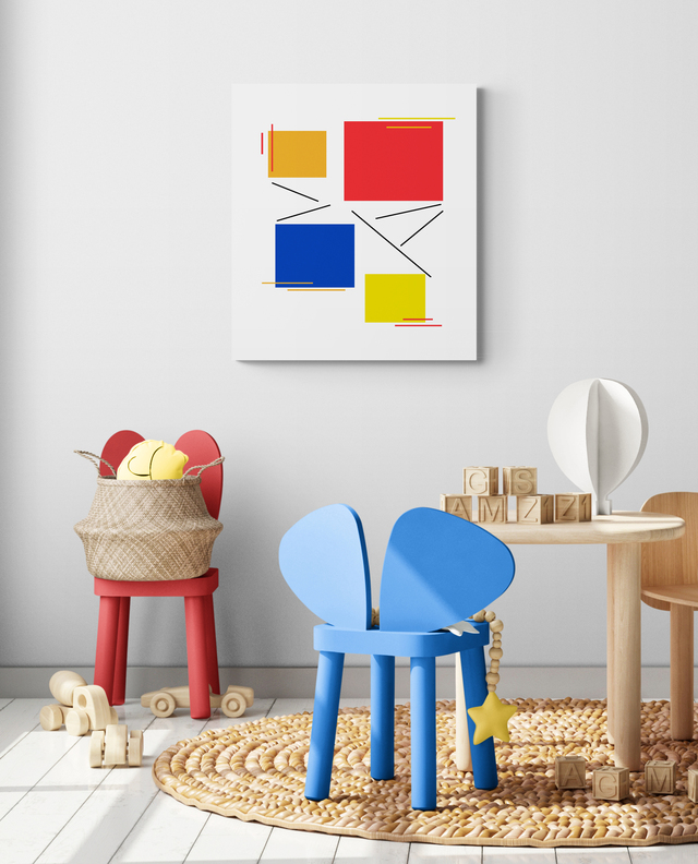 더홈아트 모던 컬러 아트 color square : 더홈아트