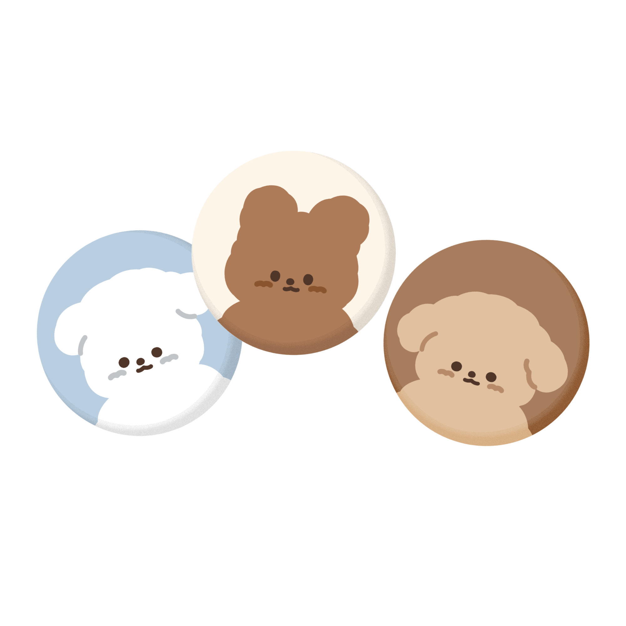 몽몽 증명사진 뱃지(무광) : 몽 하우스