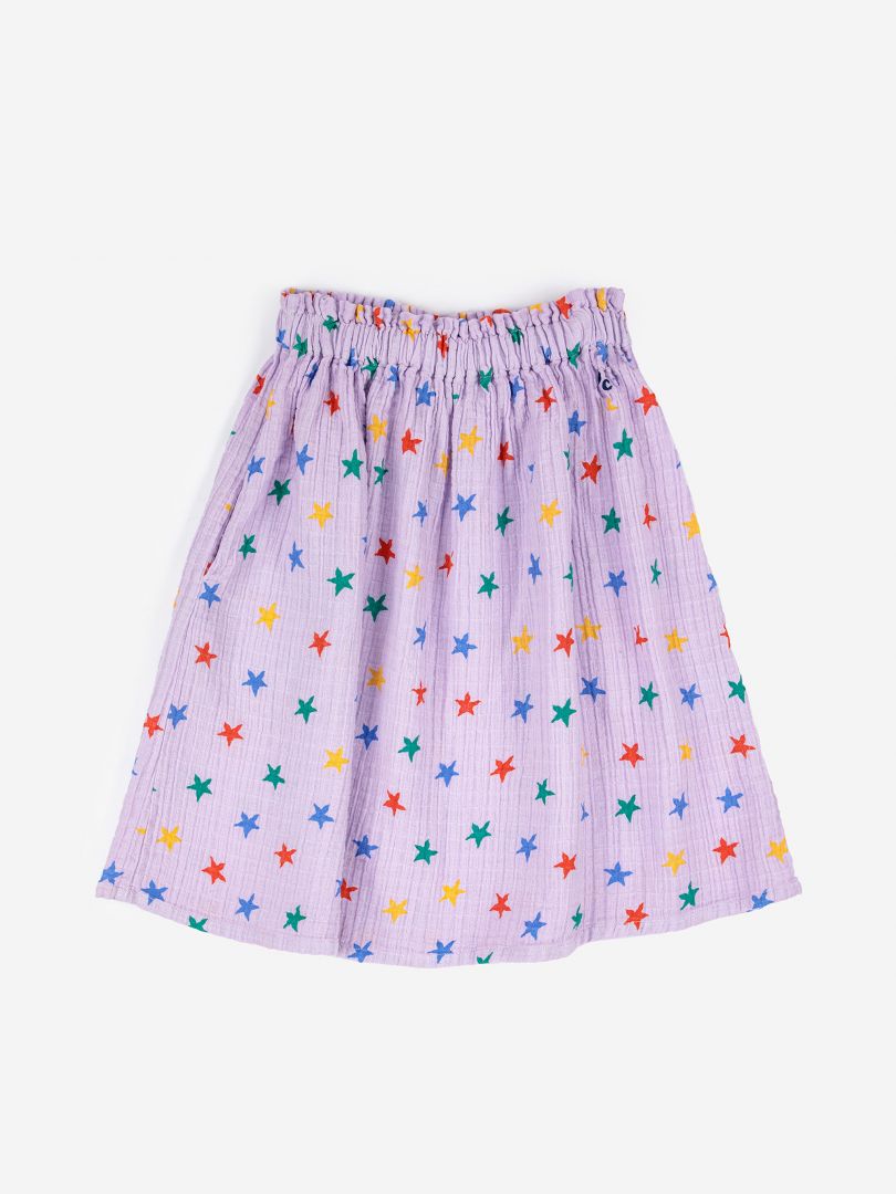 보보쇼즈 키즈스커트 Multicolor Stars midi skirt 123AC114 : Beaumonde