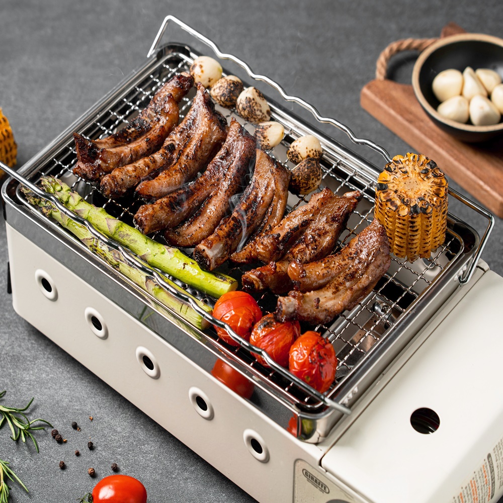 국내산 한돈 무등산 쪽갈비 마늘숙성 양념 등갈비 돼지갈비 구이 캠핑고기 500g : 줌마쇼핑