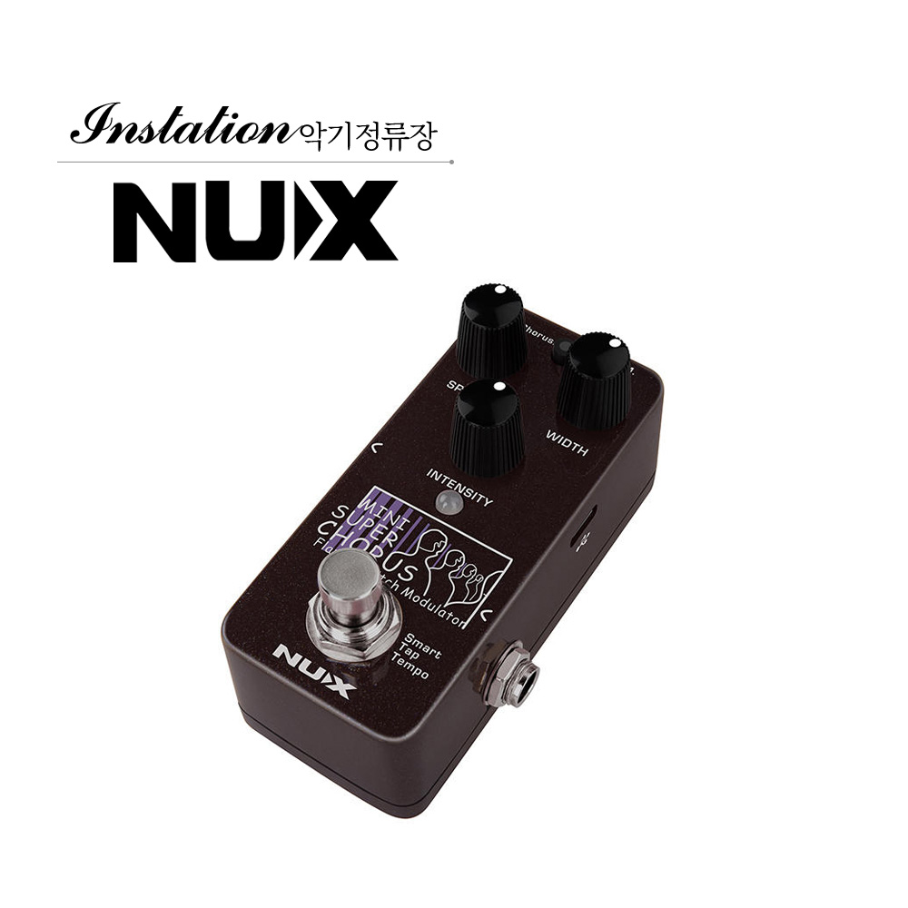 NUX 뉴엑스 NCH-5 슈퍼코러스 플랜저 피치 모둘레이션 탑재 미니 이펙터 페달 : 악기정류장 종합악기 쇼핑몰
