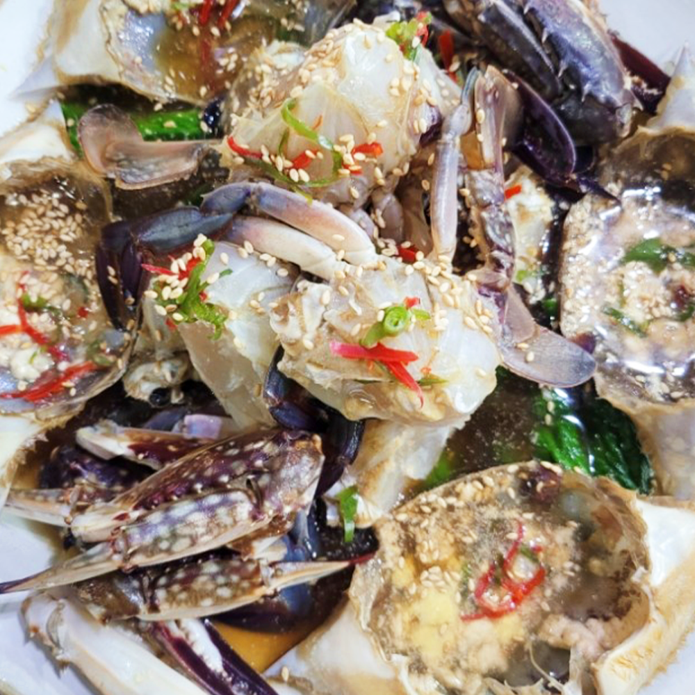 안면도 선주 직접 서해안 꽃게 밥도둑 토담정 수게 간장게장 택배 1kg(6마리) : 토담정