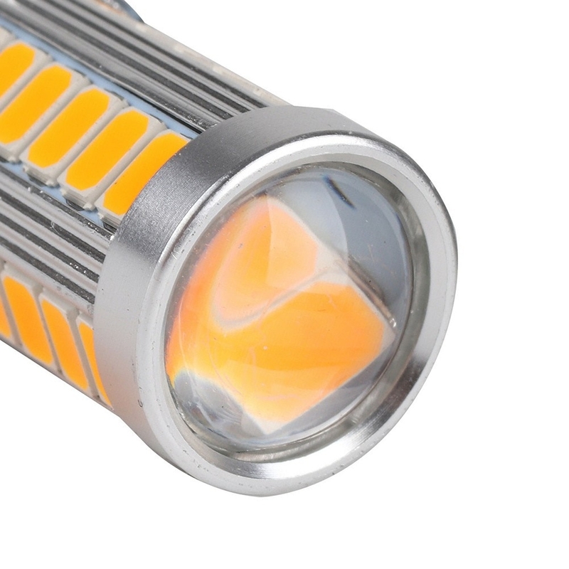 4x 33led 581 bau15s py21w 회전 singal 노란색 후면 표시기 12v 전구 led 라이트 사이드 윙 백미러 : 1001상사