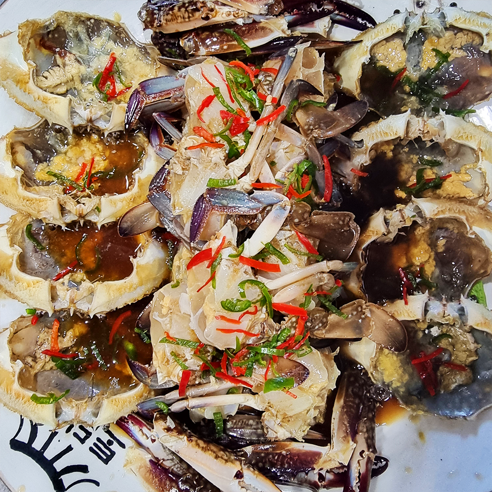 안면도 선주 직접 서해안 꽃게 밥도둑 토담정 수게 간장게장 택배 1kg(6마리) : 토담정