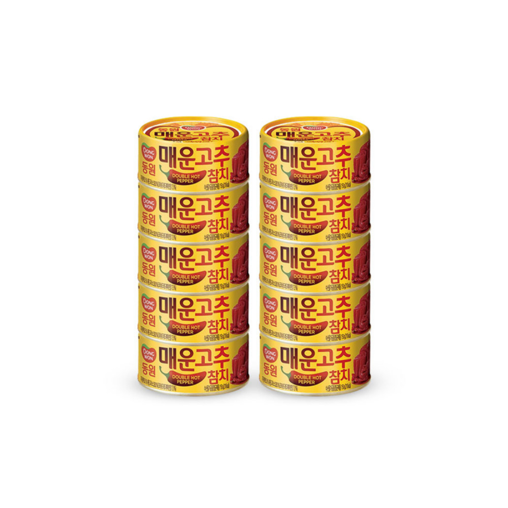 동원 매운고추참치 150g 10캔 캔참치 통조림 : 서윤몰