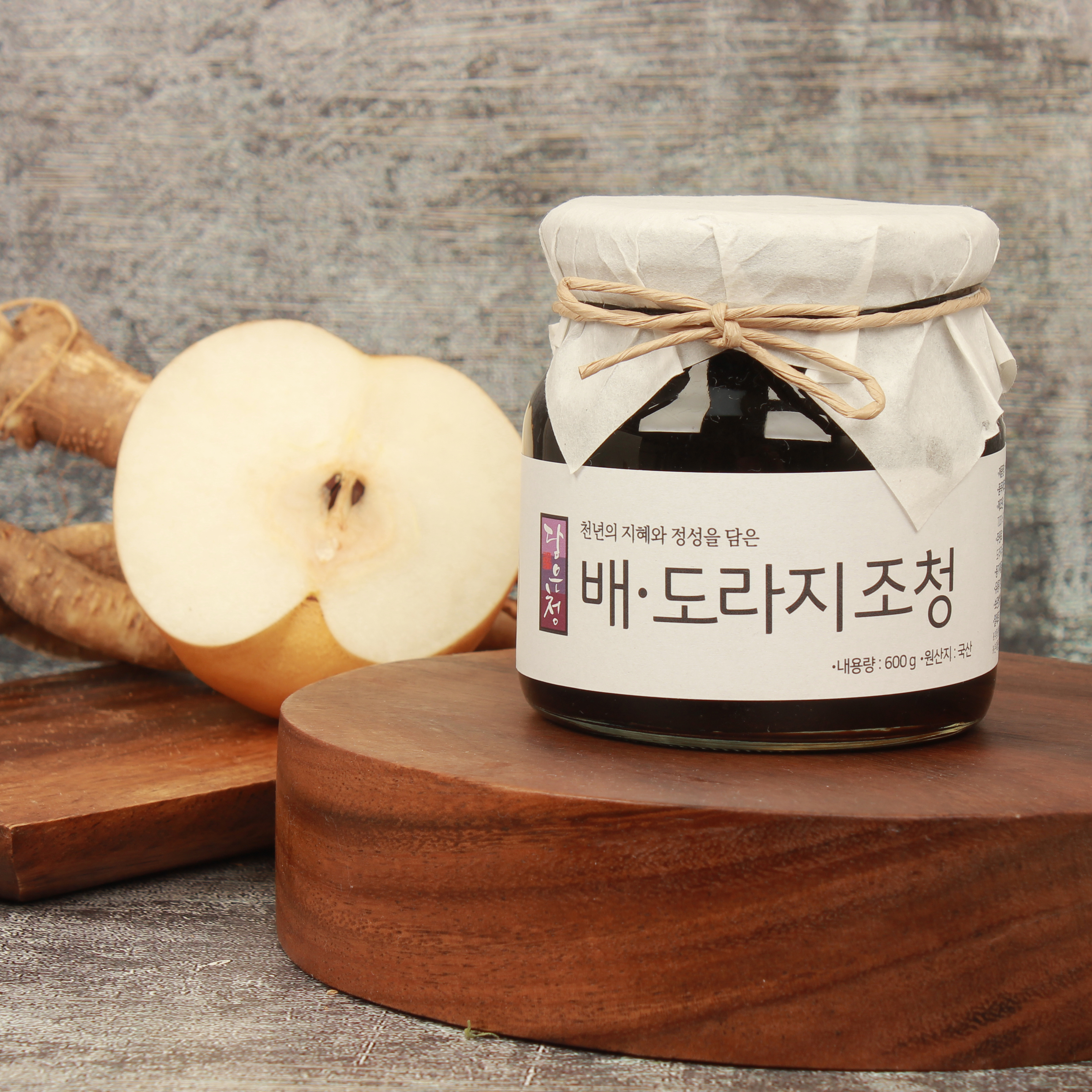담은청 배도라지 조청 500g 2종세트 무설탕 국내산 100% : 담은청