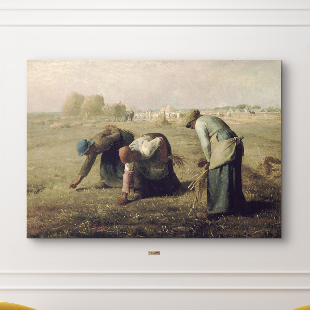 장 프랑수아 밀레 인테리어 명화 그림 이삭줍는 여인들 18호 70x50cm 캔버스액자 : 프레임아트