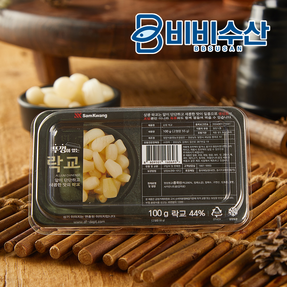 1회용 미니 락교 100g 초밥 스시 : 비비수산