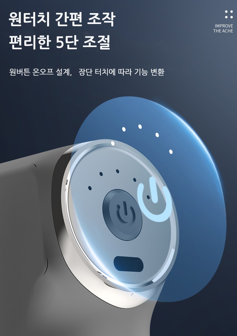 [KC인증/저소음/4헤드] 스마트 마사지건 목 어깨 승모 허리 쌍권총 진동마사지기 : 쵸리네 스토어