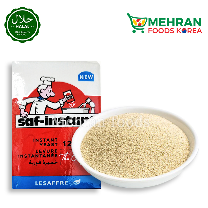 SAF Instant Yeast Red 125g 사프 인스탄트 이스트레드 (효모) : Mehran Foods