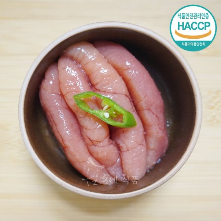 곰동네식품 백명란 명란젓갈 반찬 무색소 저염 400g : HAPPY UNI