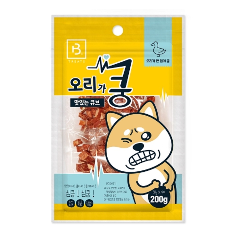 브리더랩 오리가 쿵 200g 훈련 보상 간식 노즈워크 (폴리백) : 주식회사 와와펫