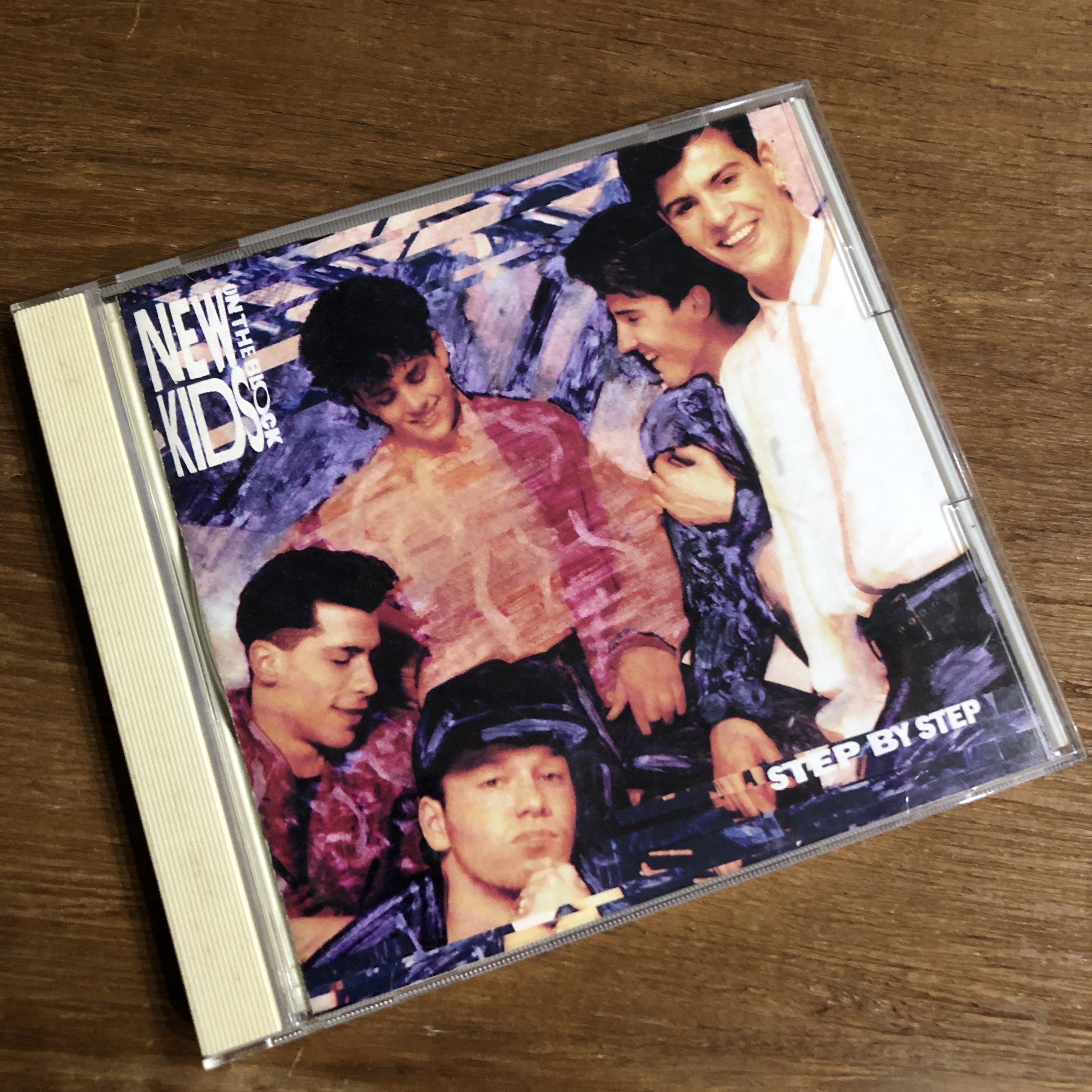 [희귀 90년 일본 수입 초판 CD] NEW KIDS ON THE BLOCK ( 뉴키즈 온 더 블럭 NKOTB ) - STEP BY STEP 명반 : KoreanVinyl