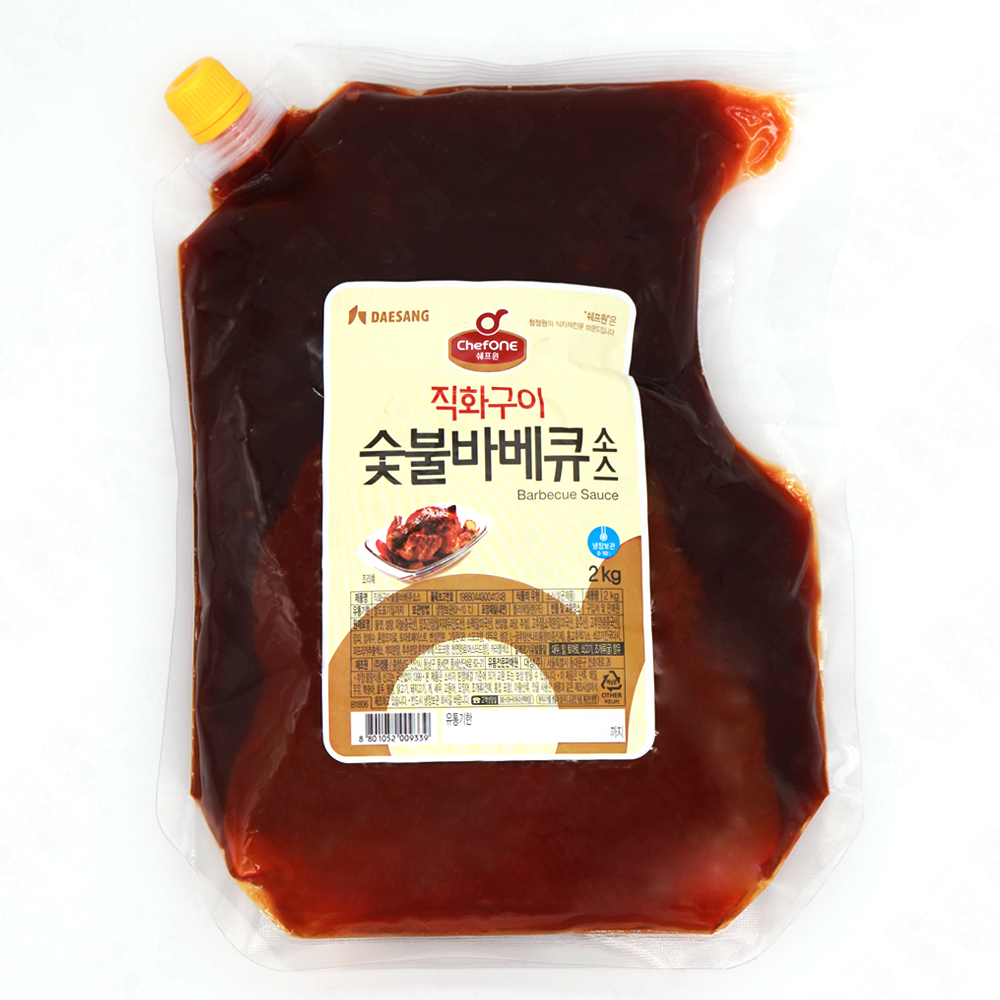 쉐프원 직화구이 숯불바베큐소스 2kg QTY(1EA)11680 : 엔아이에프