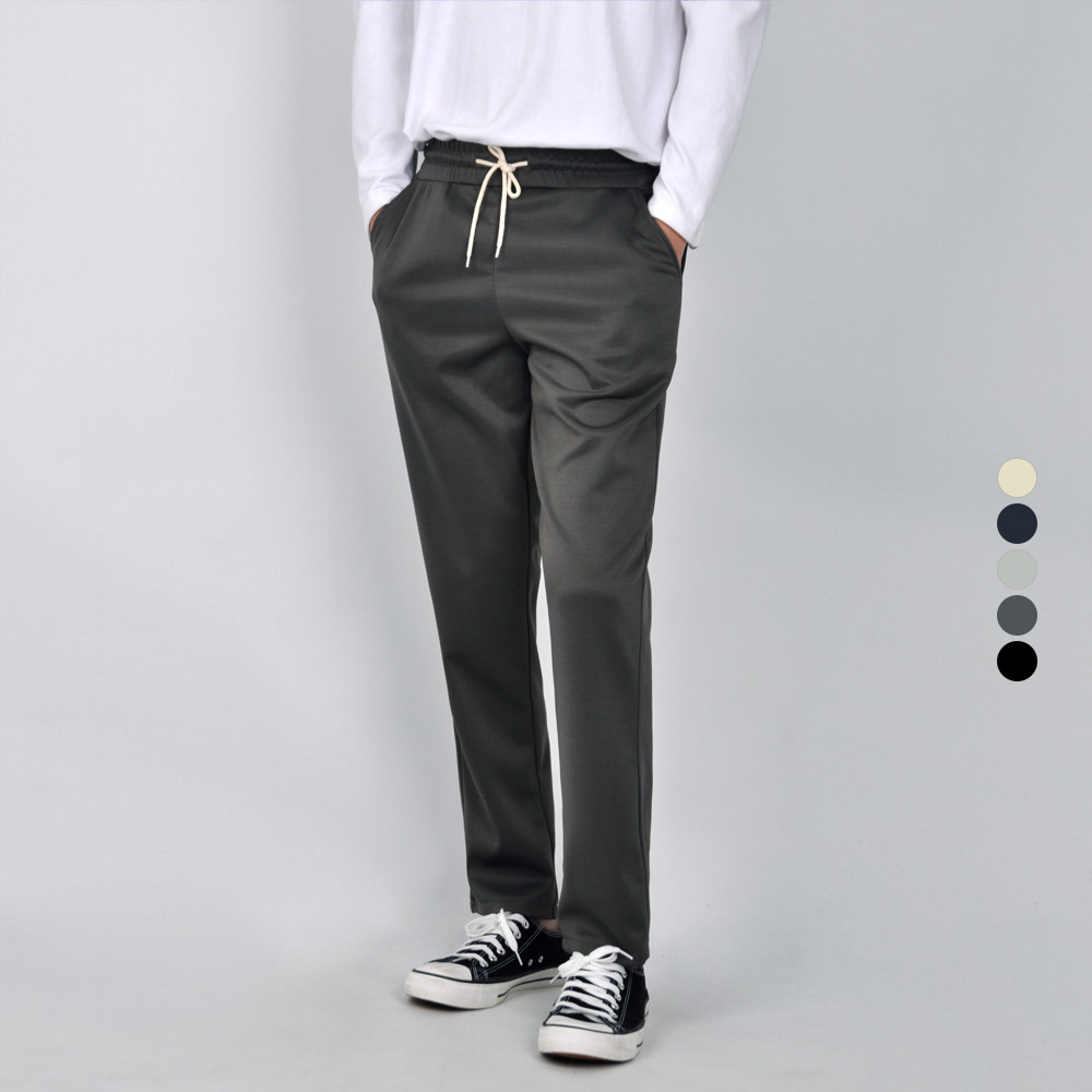 [세일] 치즈스판밴딩바지 : 가이스토리