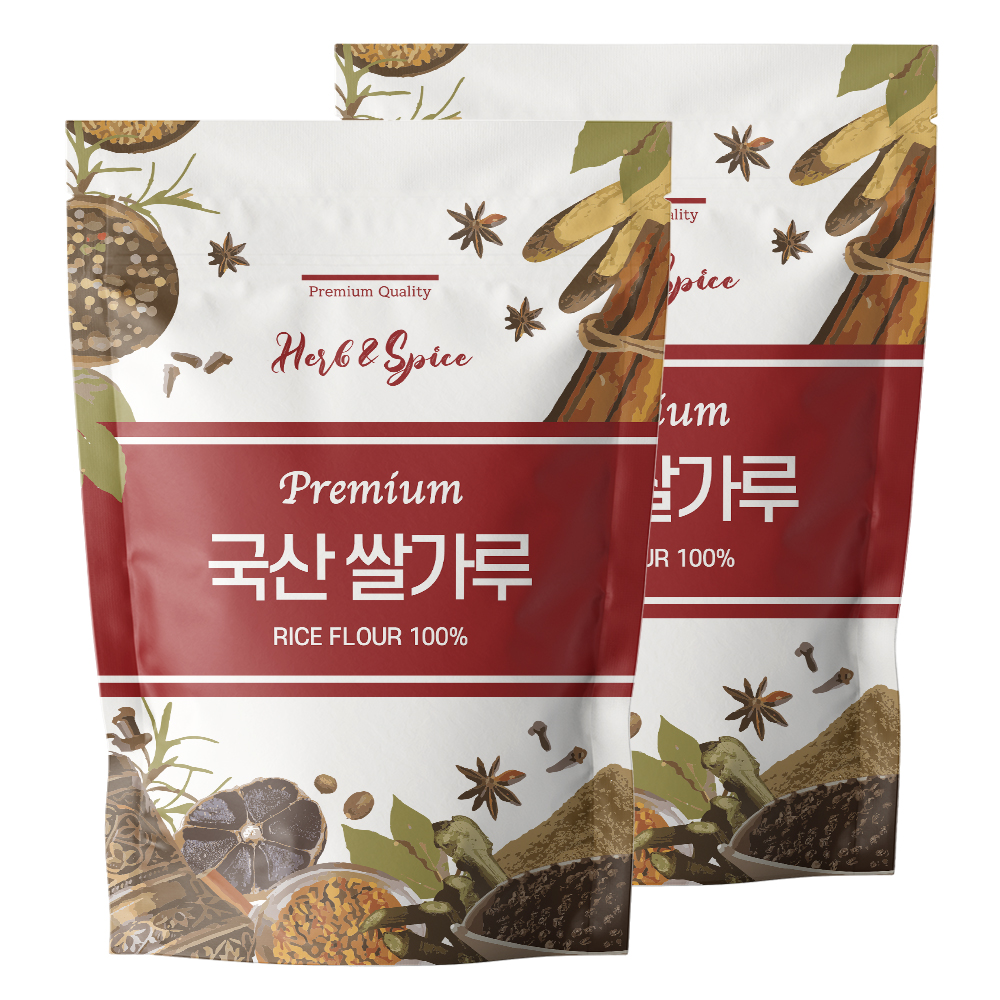쌀가루 1kg 2개 찹쌀가루 1kg 100% 국산 : 해나식품