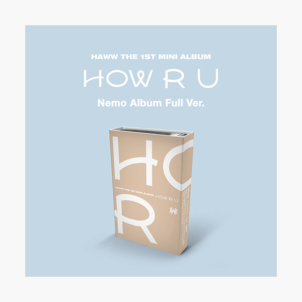 HAWW(하우) - 미니 1집 HOW R U (Nemo Album Full Ver.) - 네모카드(NFC 타입 랜덤 1종)+자켓 포토카드(7종)+셀피 포토카드(랜덤 2종)+스티.... 