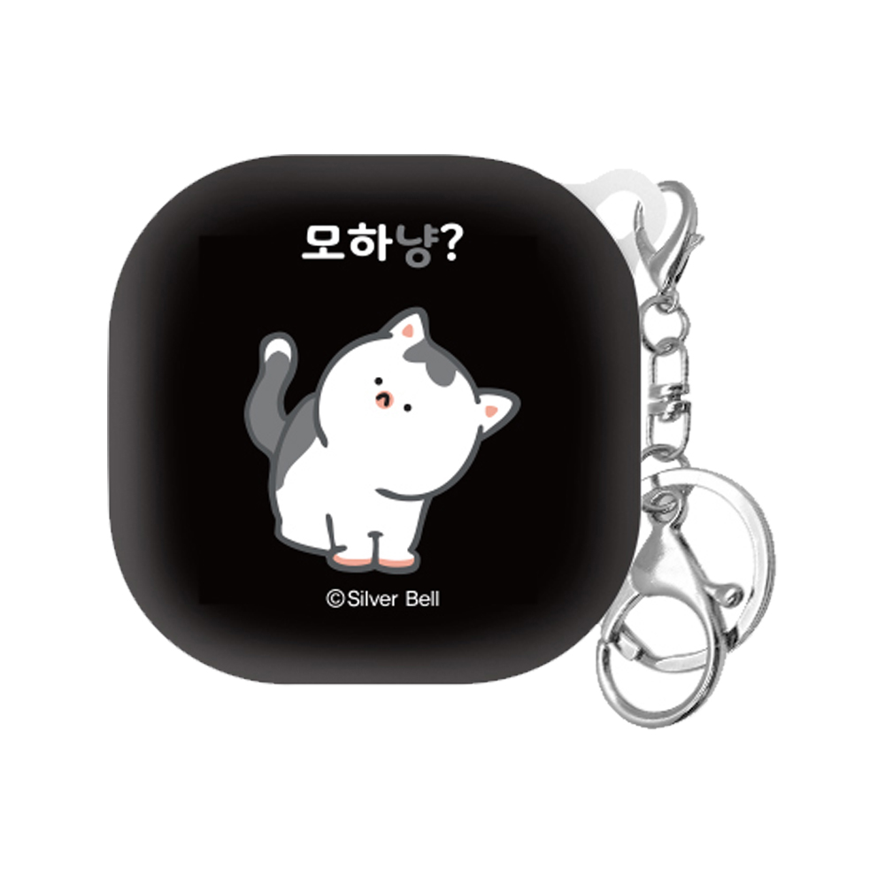 갤럭시버즈2 프로 케이스 하드 캐릭터 고양이 모하냥 : SEEM camper
