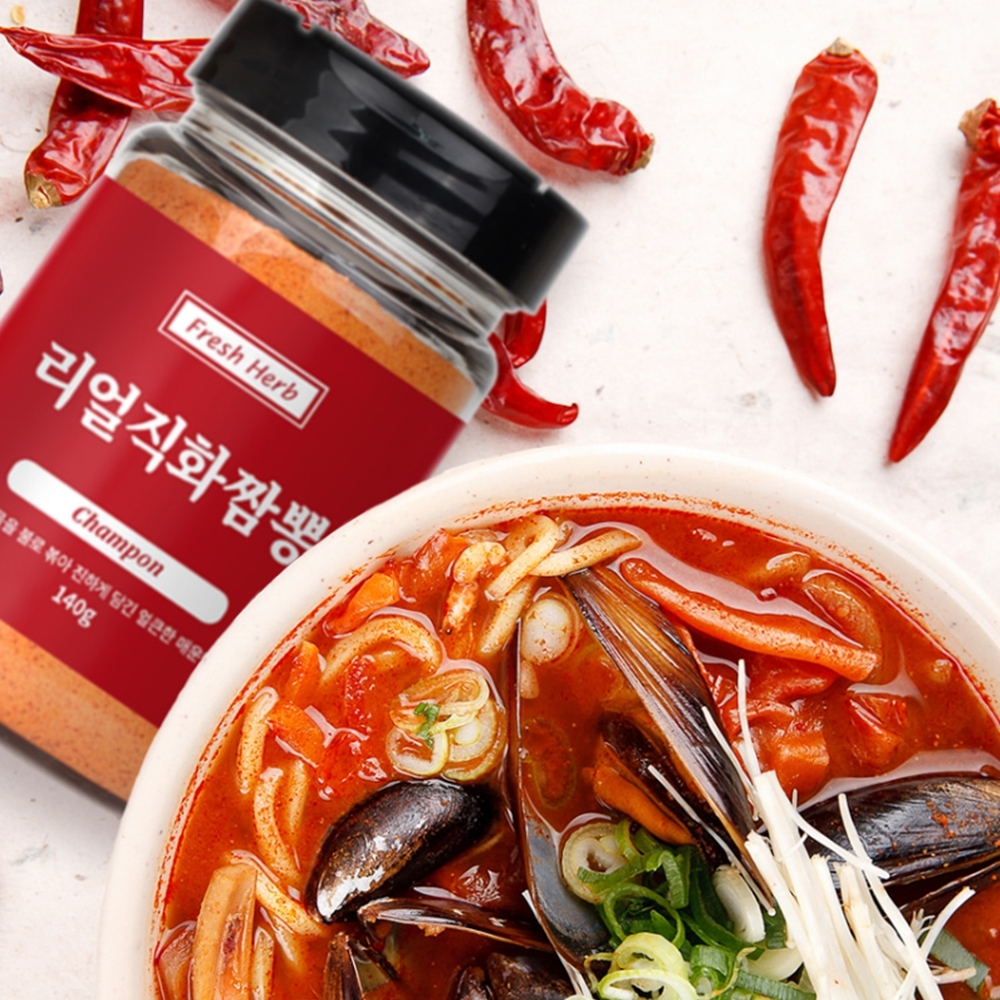 짬뽕분말 140g 매운짬뽕 국물가루 얼큰한 매운맛 : 다자바바