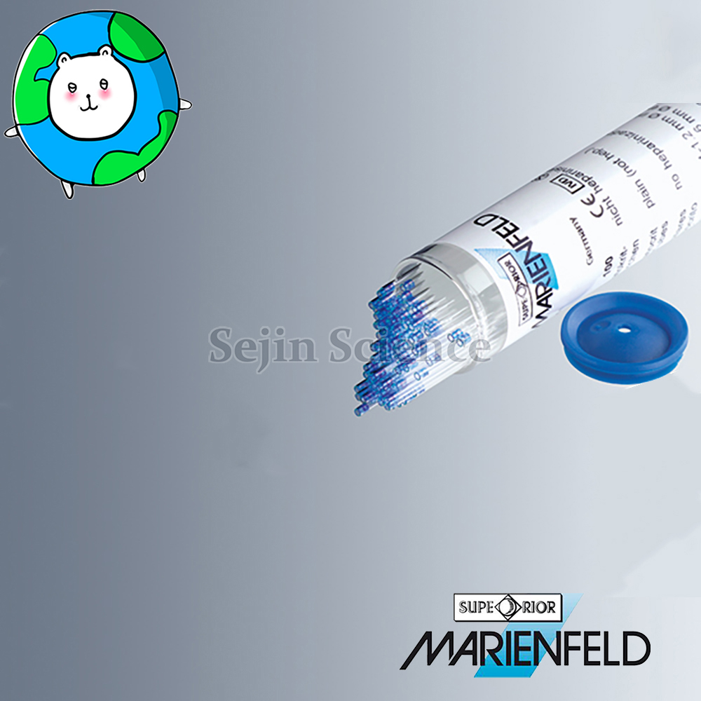 모세관 튜브 75uL Blue HSU-2900000 1팩 Capillary tubes Plain Marienfeld : 세진과학