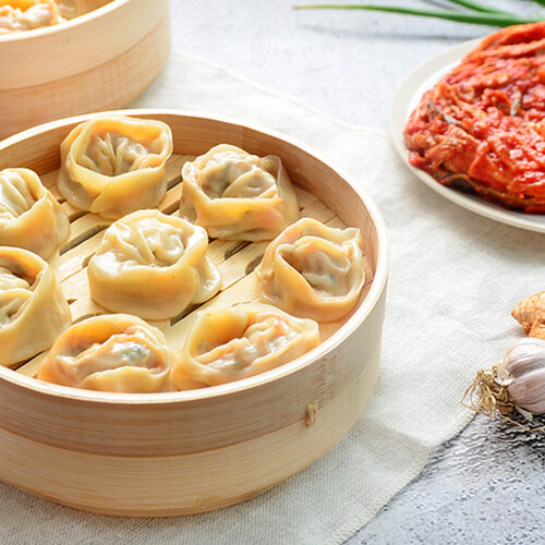 우리밀 김치손만두 1kg : 가배울